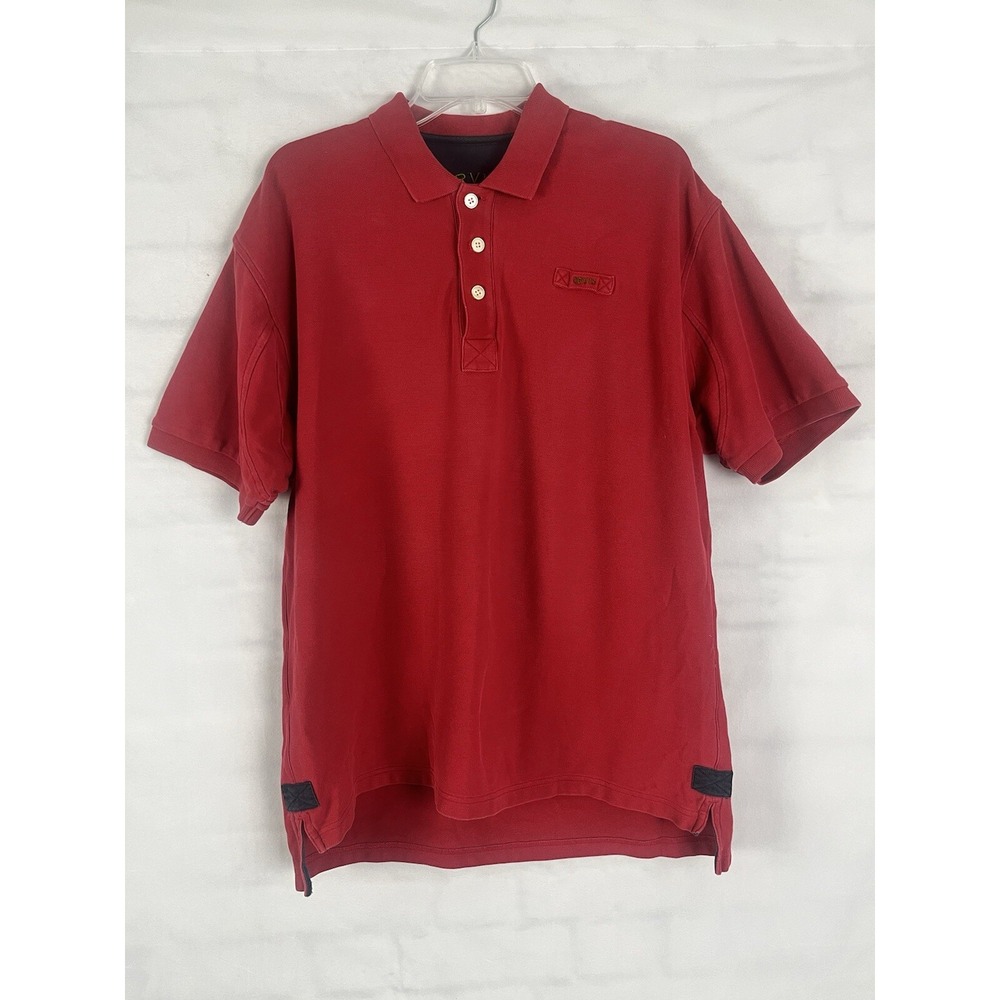 Orvis Red Polo Shirt Shirt Men's Size Large Outdoors Fishing Golf Athleisure
